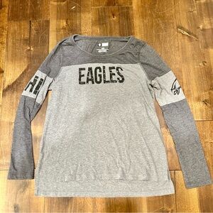 Philadelphia Eagles Women’s Gray Long Sleeve Shirt